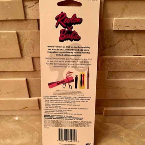 Revlon X Barbie Limited Edition Be Unique 2 Nail File Set NEW in Packaging - Picture 6 of 6